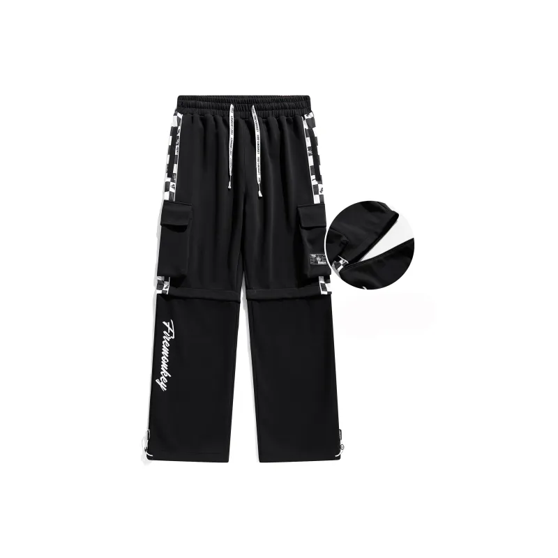 FireMonkey Cargo Pants Unisex Black-1