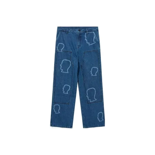 Brain Dead FW24 Jeans Unisex Black