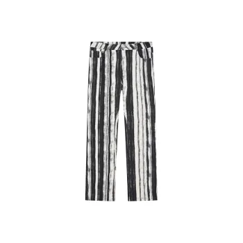 PASET Jeans Unisex Black White