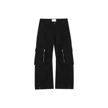 R69 Wide Leg Moderate Casual Pants Unisex