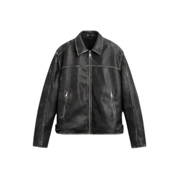 ZARA Jackets & Coats Men's Black