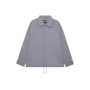 New Era Blue And White Porcelain Series Jackets Unisex Light Gray