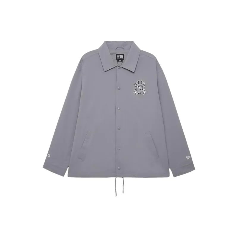 New Era Blue And White Porcelain Series Jackets Unisex Light Gray-0