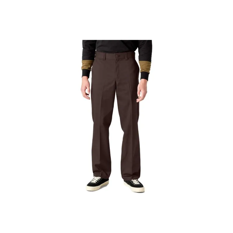 Dickies Skateboarding Regular Fit Twill Pants Cargo Pants Men's Brown-0