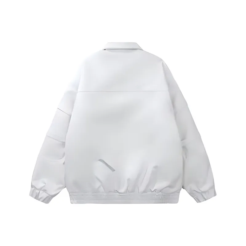 RVANGUARD Leather Jacket Unisex White-0