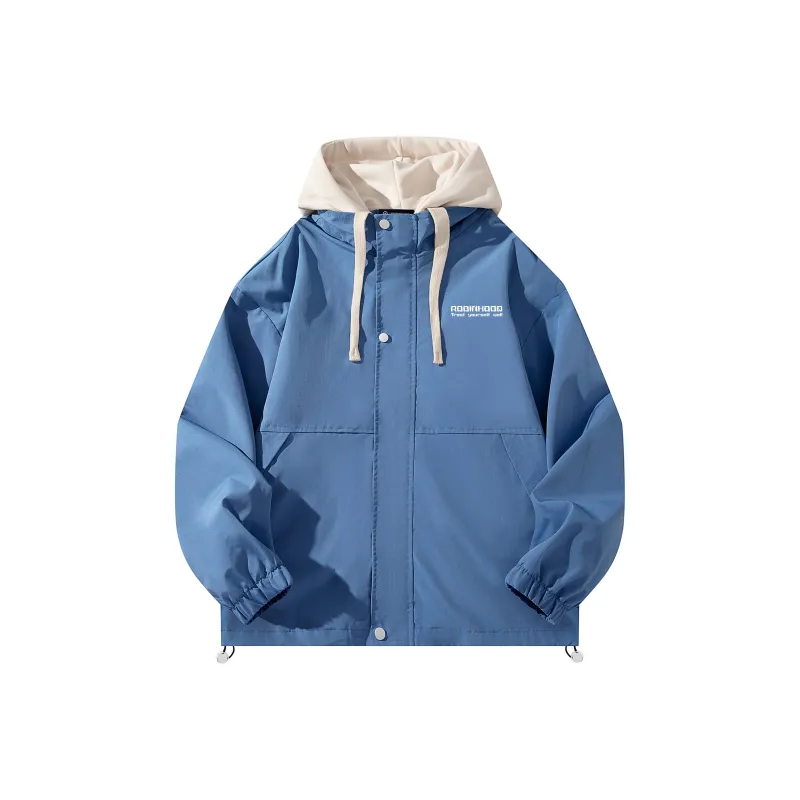 ROBINHOOD Jackets Coats Unisex Black Gray Color-11