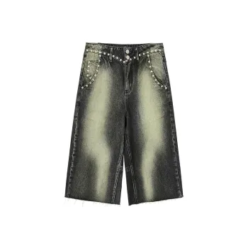 CONP Jeans Unisex Gray White