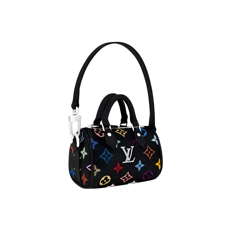 LOUIS VUITTON X Takashi Murakami Micro Speedy Monogram Multicolor Black Multicolored-1