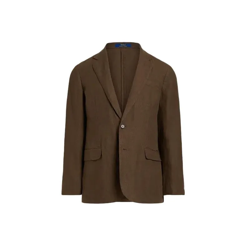 Polo Ralph Lauren Single breasted Linen Blazer-0