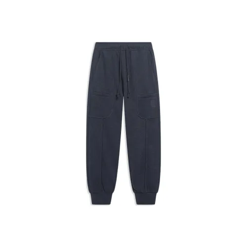 LiNing Cargo Pants Men's Charcoal Black