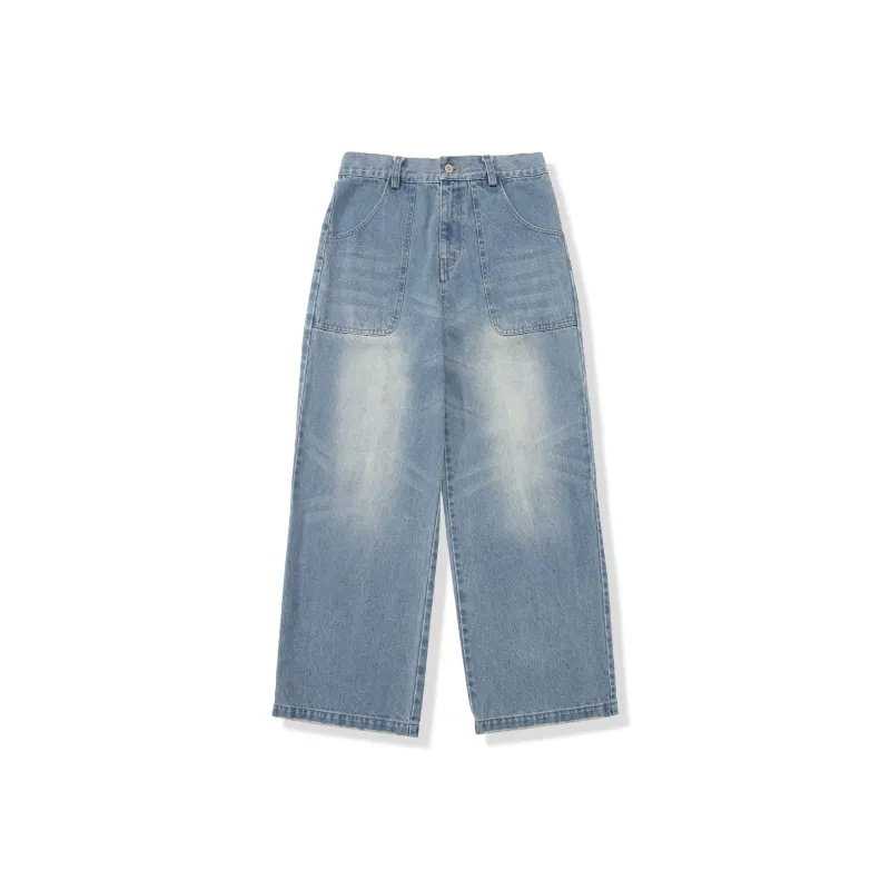 UNVESNO Jeans Unisex Light Blue-0