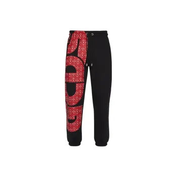 GCDS Knitted Sweatpants Men Black