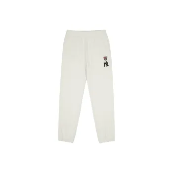 MLB New York Yankees Jogger Sweatpants Unisex White