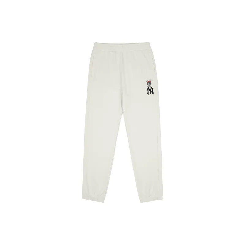 MLB New York Yankees Jogger Sweatpants Unisex White-0
