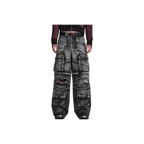 Jaded London Jeans Men's Gray Black
