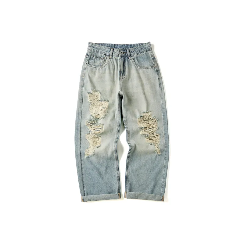 FAIRWHALE Jeans Unisex Light Blue-0