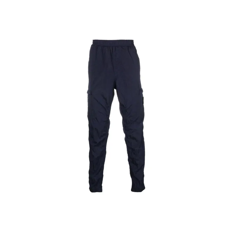 STONE ISLAND Knitted Sports Pants Men's Blue-0