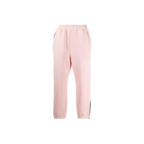 WE11DONE Iridescent Logo Hand Bleached Zip Lounge Pants