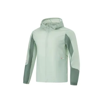 LiNing Fitness Series Trench Coat Men's Light Moss Blue