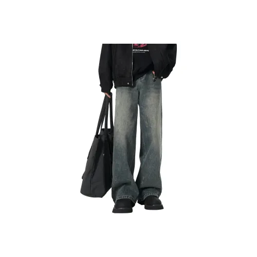 Qnxeey Jeans Unisex