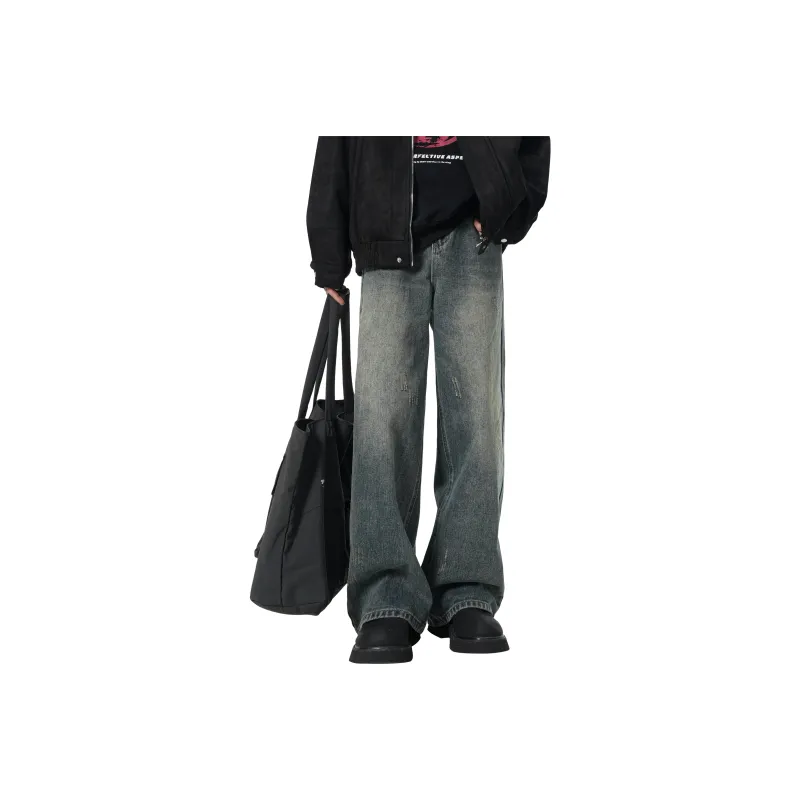 JUNGLE PANDA Jeans Unisex Vintage Blue-0