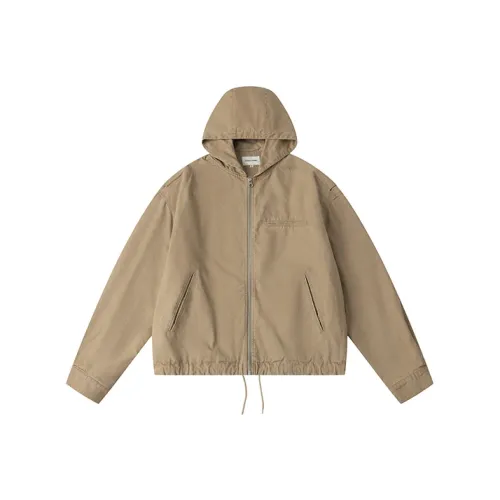 COUNTRY MOMENT Jackets Coats Men's Matte Finish Khaki