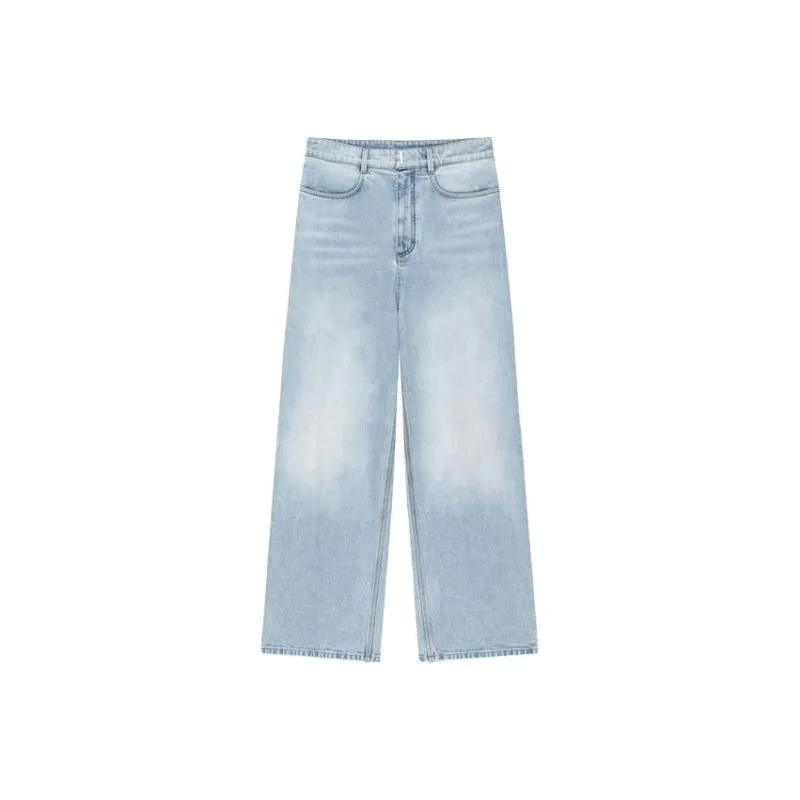 Givenchy Low Crotch Wide-Leg Jeans-0