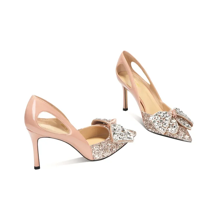 Dunnu High Heels Women's Nude-2