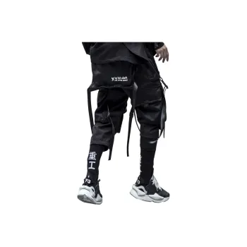 GUERRILLA GROUP Knitted Sweatpants Unisex Black
