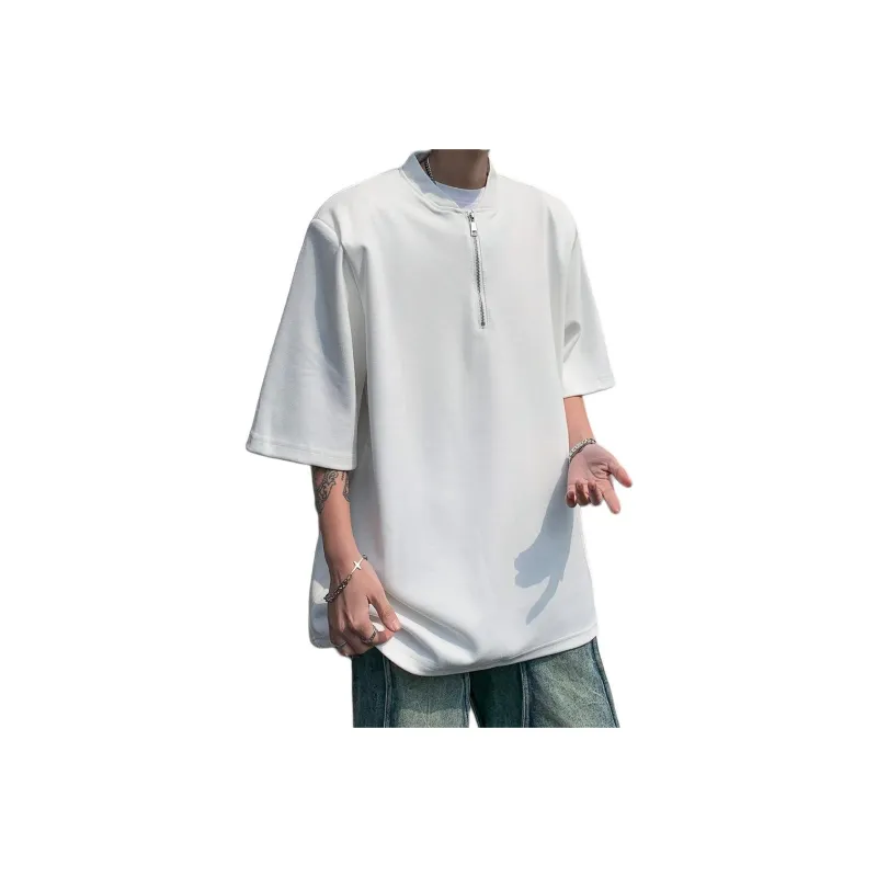 WELTER EXPERIMENT Minimalist Style Basic T Shirt Unisex-14