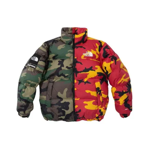 Supreme The North Face Split Nuptse Jacket Woodland