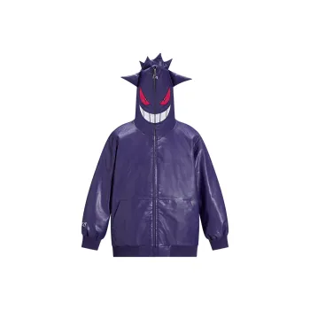KAKAZZY Leather Jackets Unisex Purple