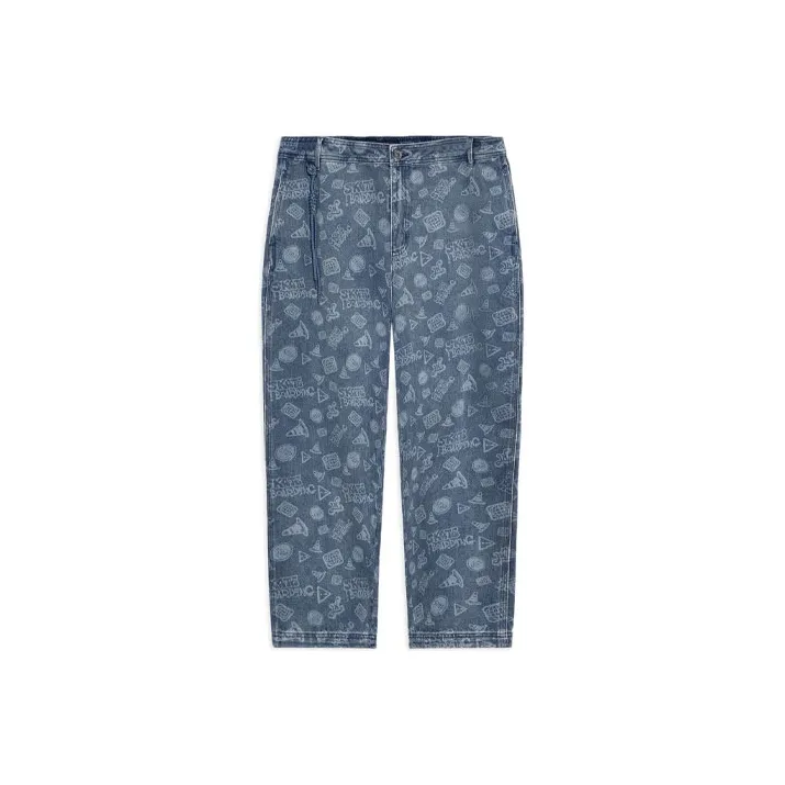 LINING Skateboard Jeans Men Light Blue-0