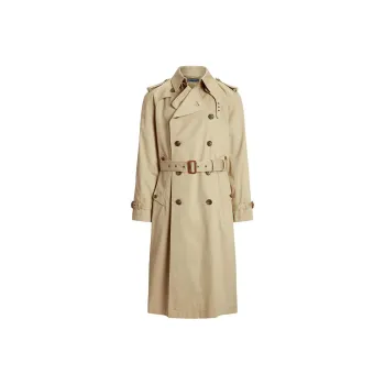 Polo Ralph Lauren SS24 Trench Coat Men's Sandy Beige