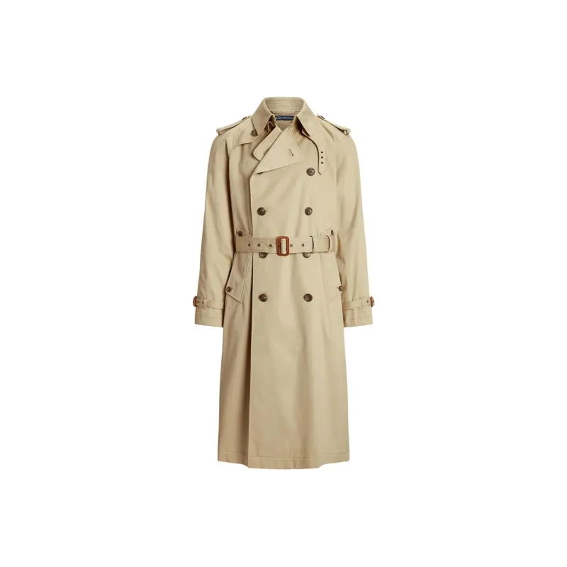 Polo Ralph Lauren SS24 Trench Coat Men's Sandy Beige-0