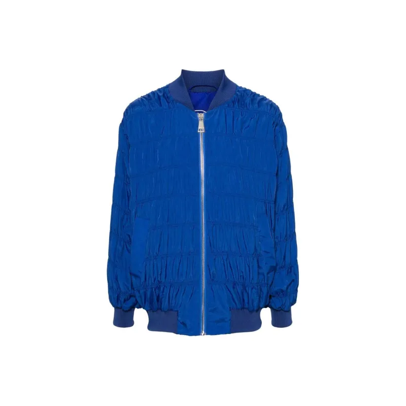 KHRISJOY Ruched-detail Oversize Jacket-0