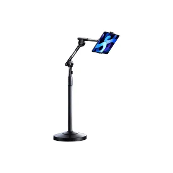 RTAKO Tablet Stands Three Axis Self Locking Design, 720° Angle Adjustment, Floor Standing