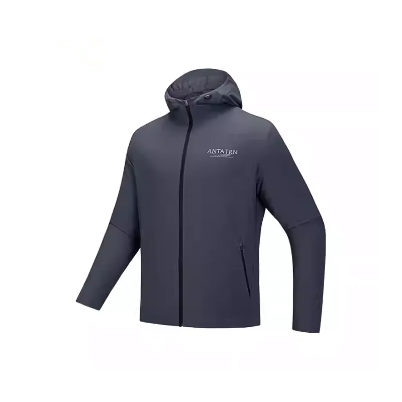 Anta Variety Training Collection Jackets Coats Men's Pale Night Gray-0