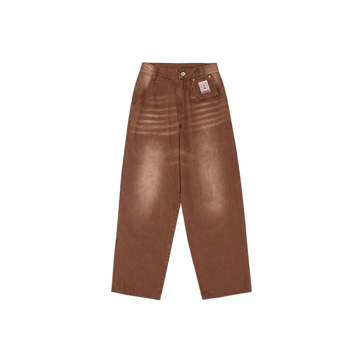 PROS BY CH Straight Jeans Unisex Brick Red-0