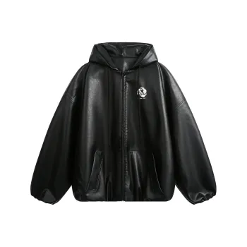 Cotton Jackets Coats Unisex Black