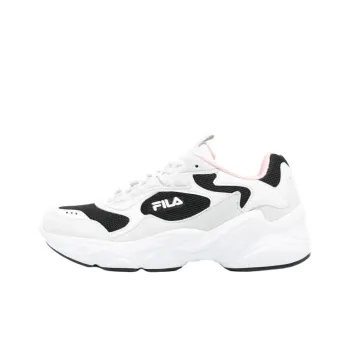 FILA Anti Slip Wear Resistant Low Top Casual Shoes Women's White Black