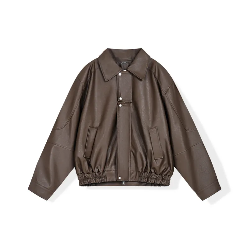 WILD LEADER Leather Jacket Unisex-3