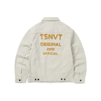 Thisisneverthat SS24 Ultras Collection TSNVT Trucker Jacket Off White Jacket Unisex White