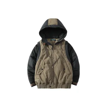 A SQUARE ROOT Puffer Jacket Coat Unisex