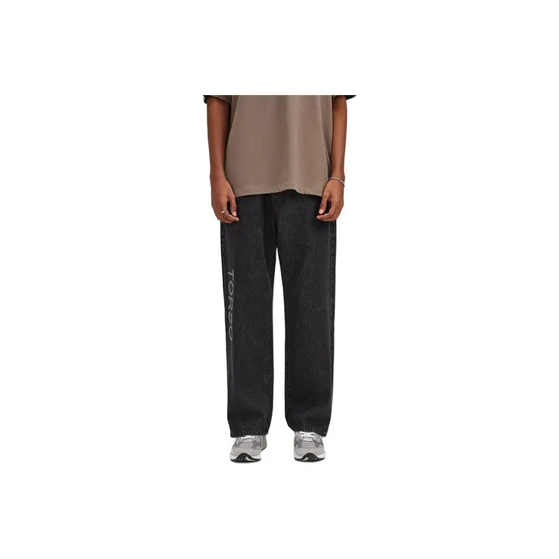 Torso Jeans Unisex Black Gray-0