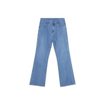 Voguo Relay Mid Rise Jeans Loose Straight leg Unisex Very Peri Color