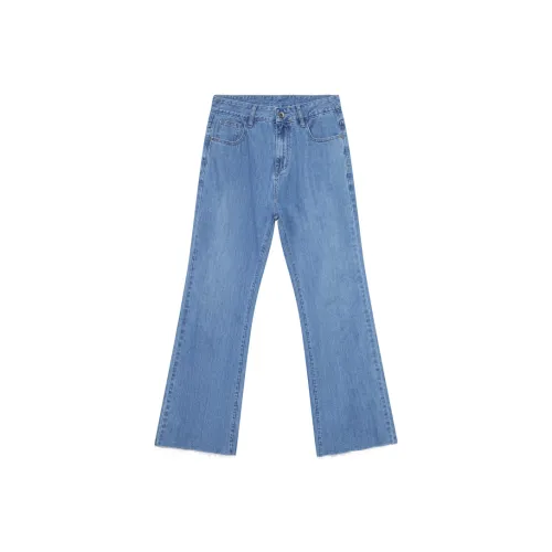 Voguo Relay Mid Rise Jeans Loose Straight leg Unisex Very Peri Color
