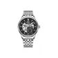 Silver Case Black Dial
