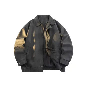 FORCEPULR Jackets Coats Unisex Oil Painting Green