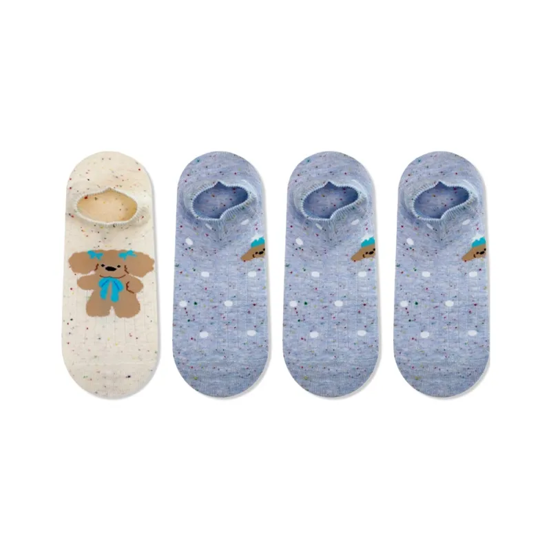 JIAZINI Ankle Socks Women's 4 Pack-14